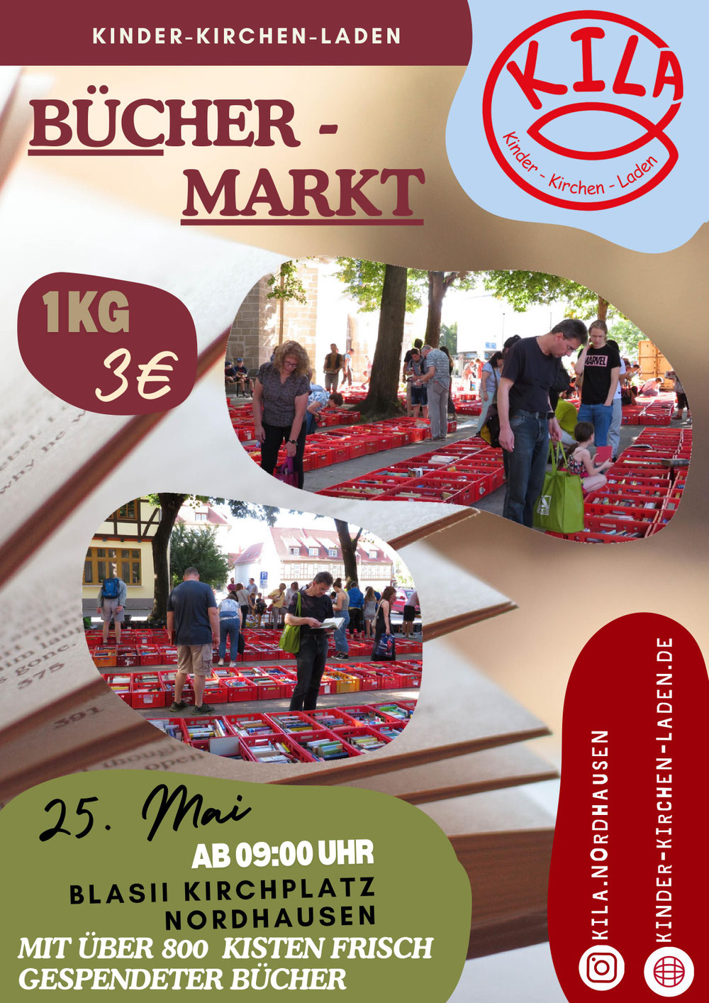 Der Büchermarkt findet statt!