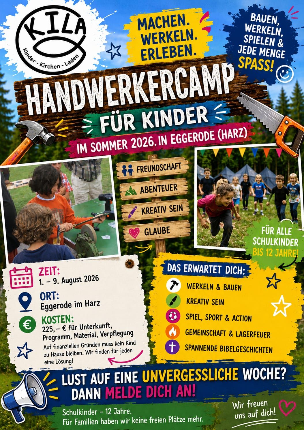 KILA sucht Schaffelle fürs Handwerkercamp