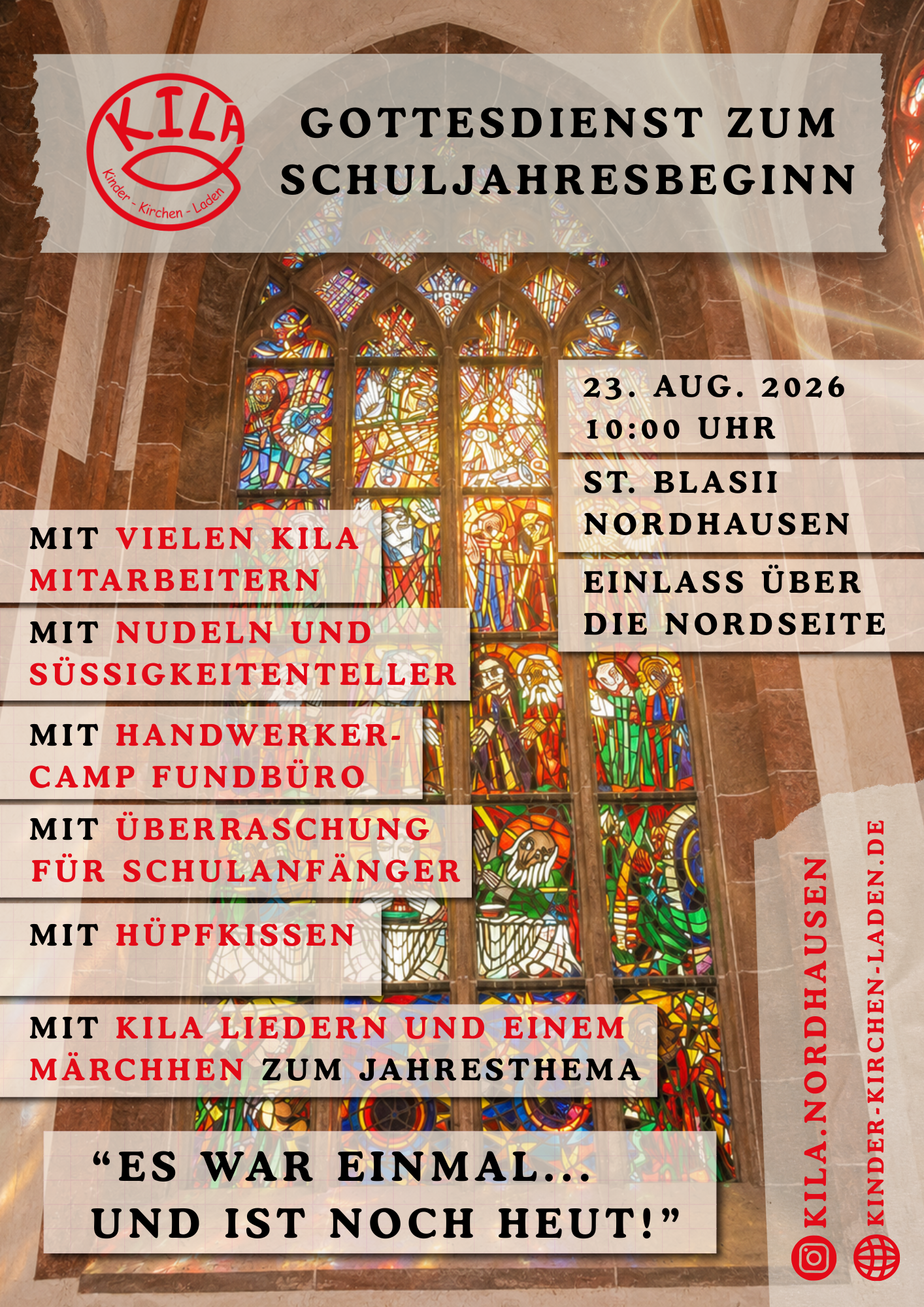 Gottesdienst zum Schuljahresbeginn